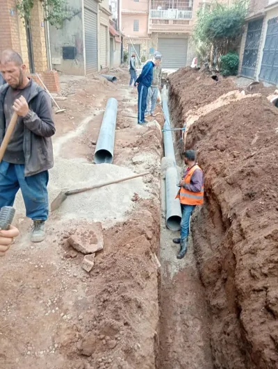 TRAVAUX D’AMENAGEMENT DE LA VOIRIE – LOTISSEMENT DE MIMOUNI 18 VERS MIMOUNI 6